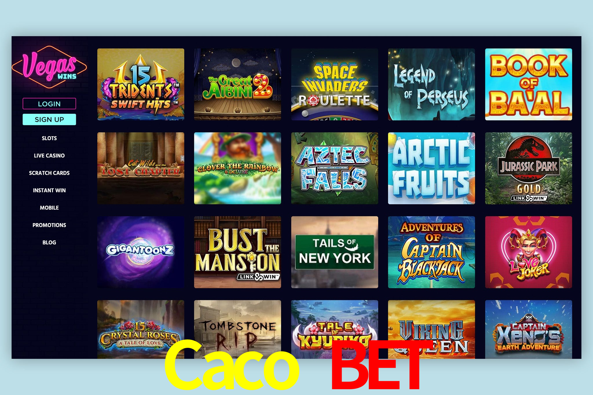 Caco Bet - Login E Jogue No Casino Online - Cacobet.Com